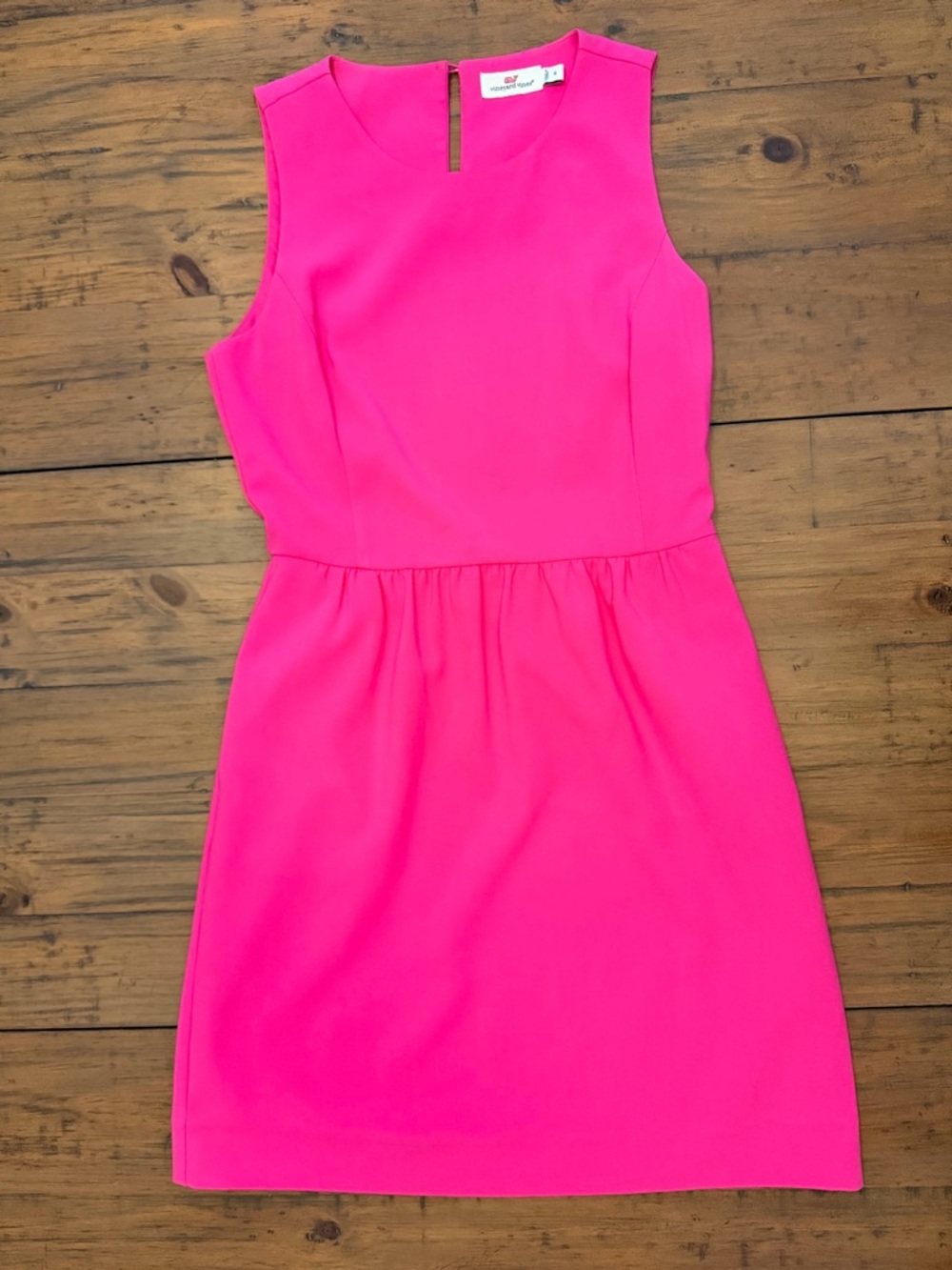 Pink Graduation Dress Fit & Flare with Pockets | Vineyard Vines | Size 4